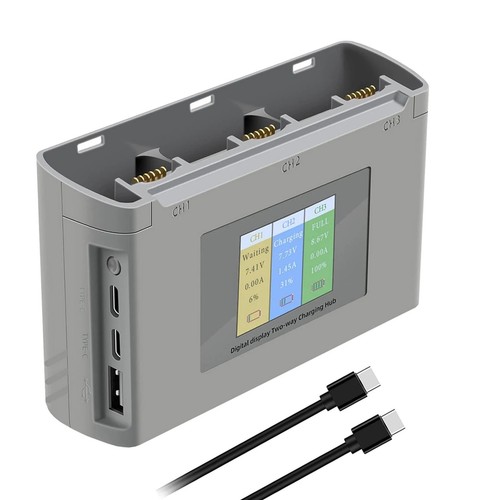 Battery charger two way - battery, hub