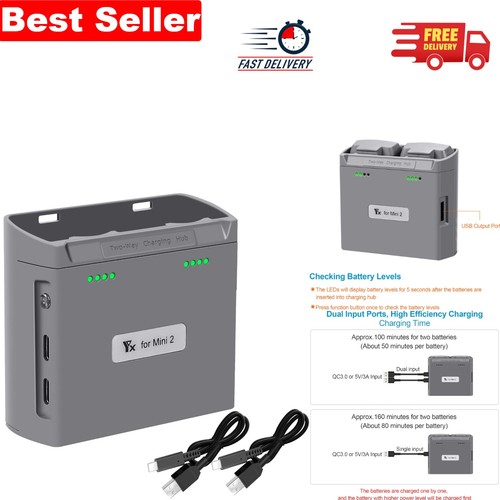 Dual battery charging hub - dual,